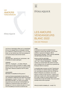Les Amours Vendangeurs Blanc 2022 - NOUVEAUTÉ
