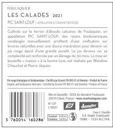 Les Calades 2021 - LE MOIS DU PIC À FOULAQUIER -20%