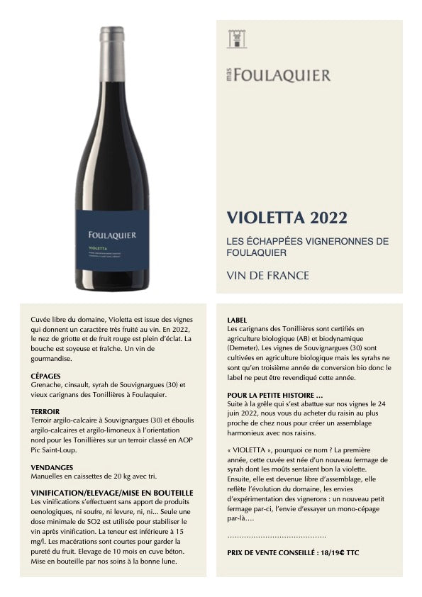 Violetta - 2022 NOUVEAUTÉ !!!